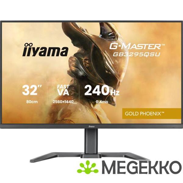 Grote foto iiyama g master gb3295qsu b1 32 quad hd va 240hz gaming monitor computers en software overige computers en software