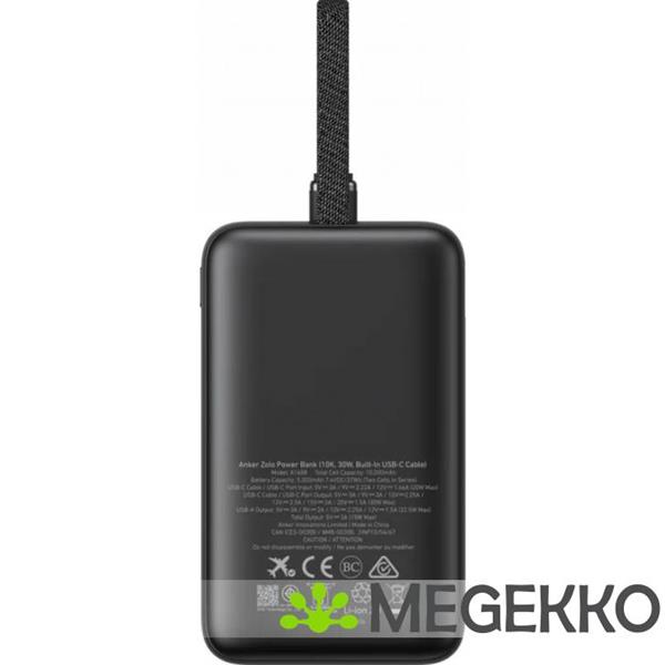 Grote foto anker zolo powerbank 20.000mah zwart computers en software overige computers en software