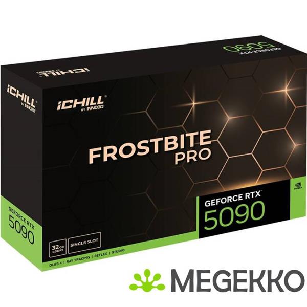 Grote foto inno3d geforce rtx 5090 ichill frostbite pro 32gb computers en software videokaarten