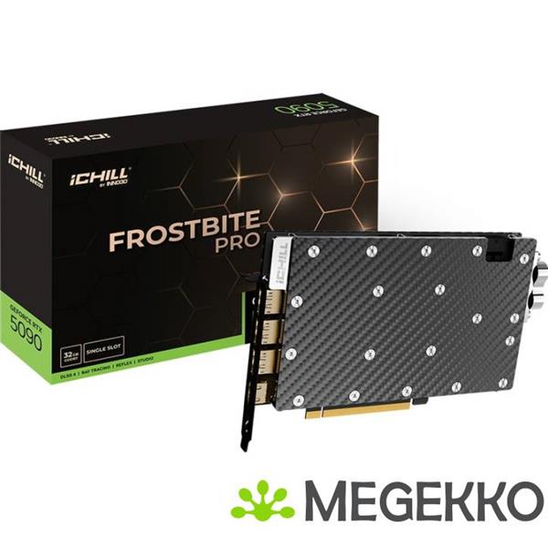 Grote foto inno3d geforce rtx 5090 ichill frostbite pro 32gb computers en software videokaarten