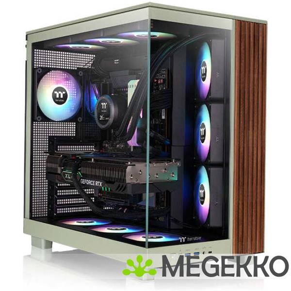 Grote foto thermaltake view 380 xl ws argb matcha green computers en software behuizingen en kasten