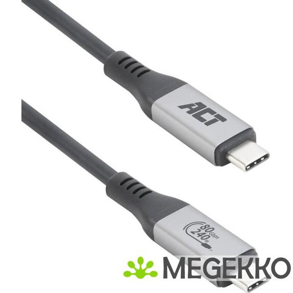 Grote foto act usb4 80gbps thunderbolt 5 240w usb type c kabel usb if gecertificeerd 1 5 meter computers en software overige computers en software