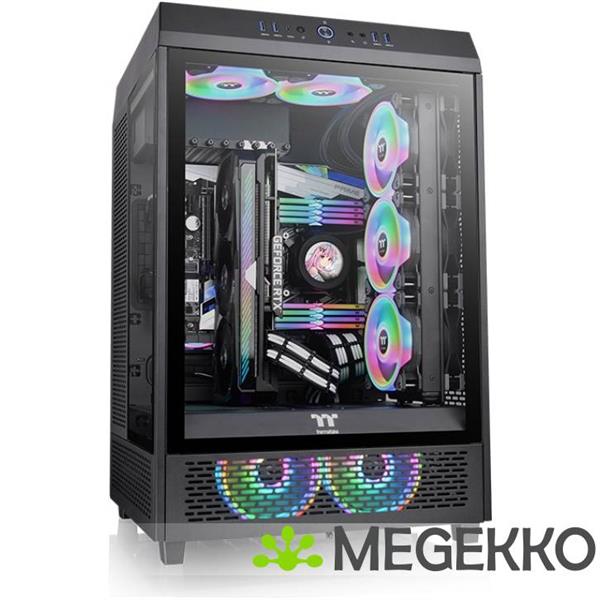 Grote foto thermaltake the tower 500 black computers en software behuizingen en kasten