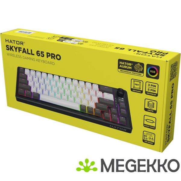 Grote foto hator skyfall 65 pro draadloos gaming toetsenbord computers en software toetsenborden