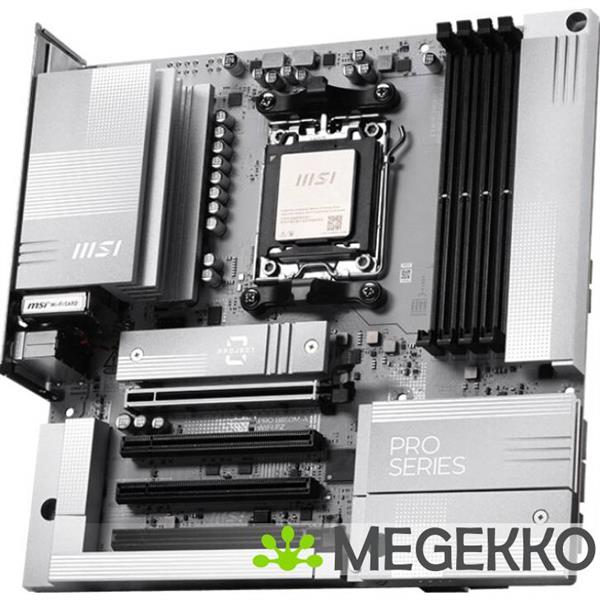 Grote foto msi am5 pro b850m a wifi pz m atx amd b850 socket am5 micro atx computers en software moederborden