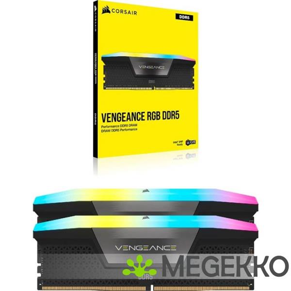 Grote foto corsair ddr5 vengeance rgb 2x16gb 6000 computers en software overige computers en software