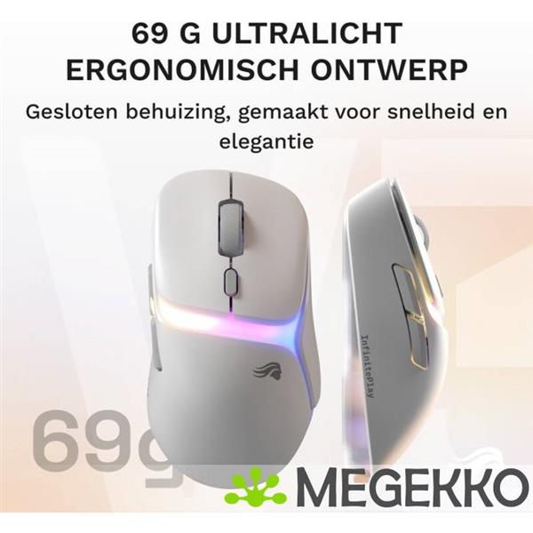 Grote foto glorious model d3 wit gaming muis computers en software overige computers en software