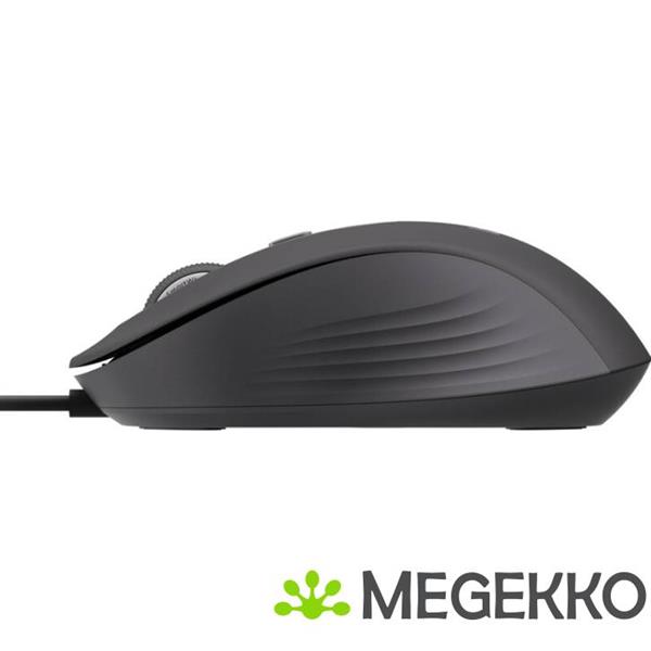 Grote foto logitech signature wired m520 for business muis kantoor ambidextrous usb type c optisch 4000 dpi computers en software overige computers en software