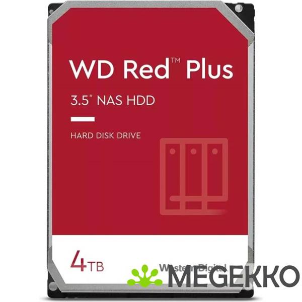 Grote foto western digital red plus wd40efzz 4tb computers en software harde schijven