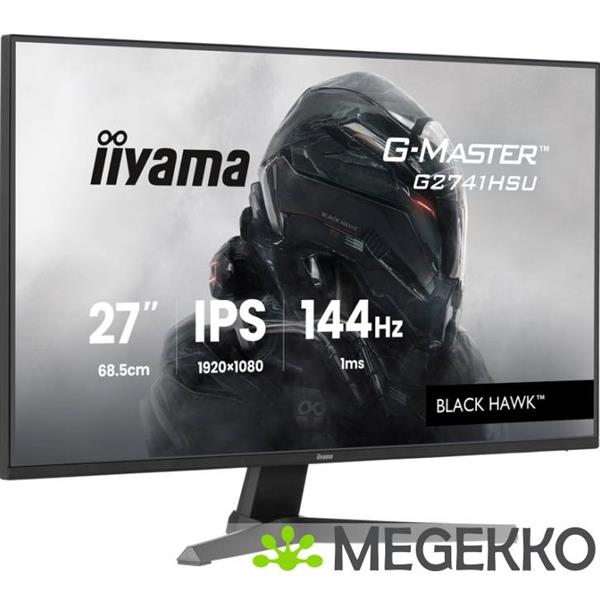 Grote foto iiyama g master g2741hsu b1 27 full hd ips 144hz gaming monitor computers en software overige computers en software