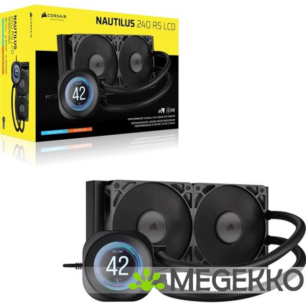 Grote foto corsair nautilus 240 lcd computers en software overige computers en software