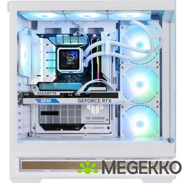 Grote foto zalman p40 namu white midi tower wit computers en software behuizingen en kasten