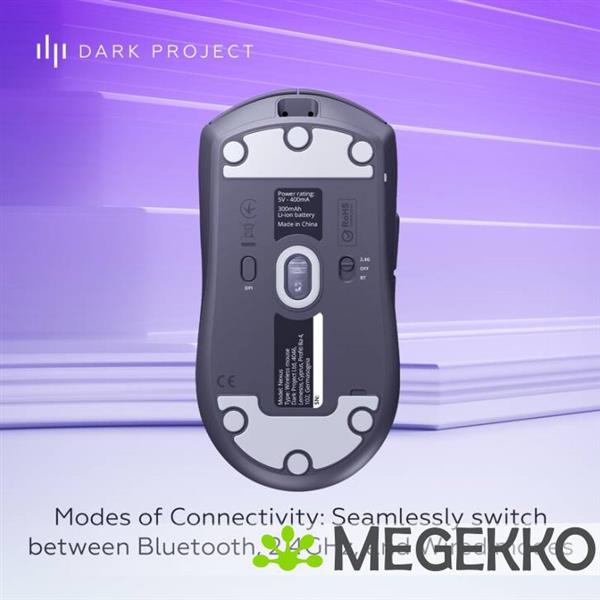 Grote foto dark project novus draadloze gaming muis computers en software overige computers en software