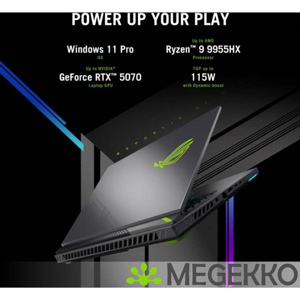 Grote foto asus rog strix g18 g814pm s8051w 18 amd ryzen 9 rtx 5060 gaming laptop computers en software overige computers en software