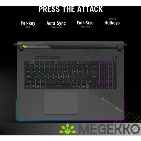 Grote foto asus rog strix g18 g814pm s8051w 18 amd ryzen 9 rtx 5060 gaming laptop computers en software overige computers en software