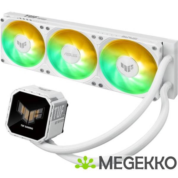 Grote foto asus tuf gaming lc iii 360 argb lcd white edition computers en software overige computers en software