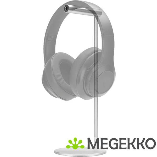 Grote foto neomounts ads11 170sl aluminium headset standaard zilver audio tv en foto koptelefoons