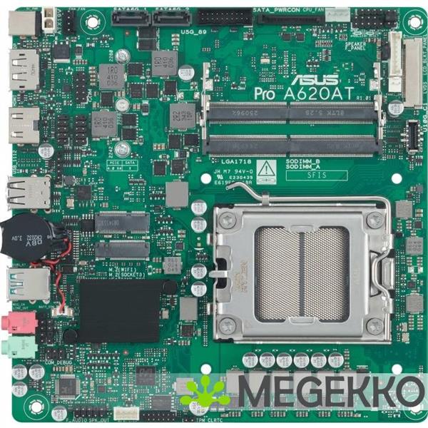 Grote foto asus 90mb1l5m m0eayc moederbord socket am5 mini itx computers en software moederborden