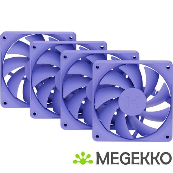 Grote foto hyte fa12 120mm pwm fan 4 pack taro milk computers en software overige computers en software