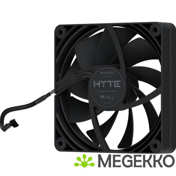 Grote foto hyte fa12 120mm pwm fan 4 pack pitch black computers en software overige computers en software