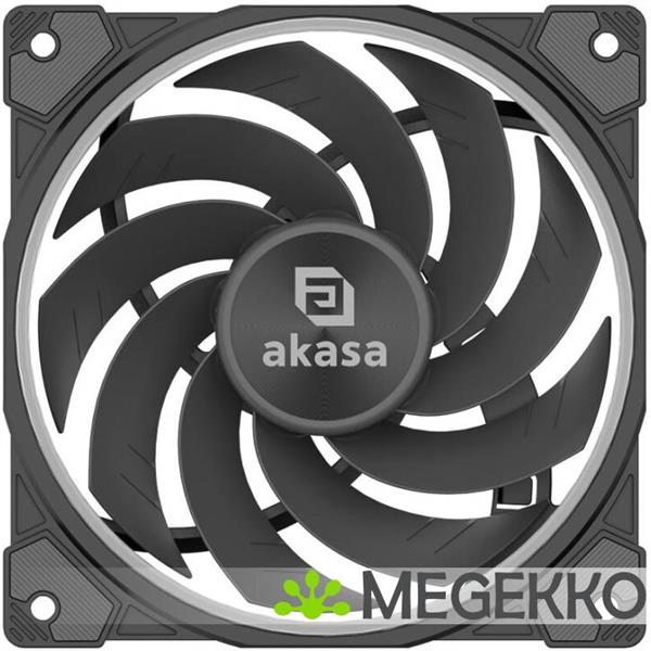 Grote foto akasa soho ar12 computer behuizing ventilator 12 cm zwart computers en software overige computers en software