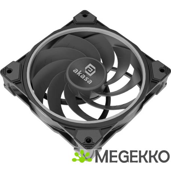 Grote foto akasa soho ar12 computer behuizing ventilator 12 cm zwart computers en software overige computers en software