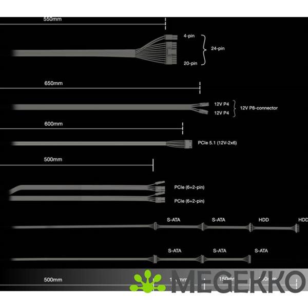 Grote foto be quiet pure power 13 m 550w computers en software overige