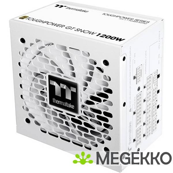 Grote foto thermaltake toughpower gt snow 1200w power supply unit 24 pin atx atx wit computers en software overige