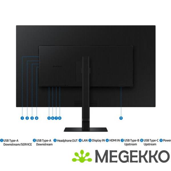 Grote foto samsung viewfinity s8 s80ud 37 uhd monitor computers en software overige computers en software