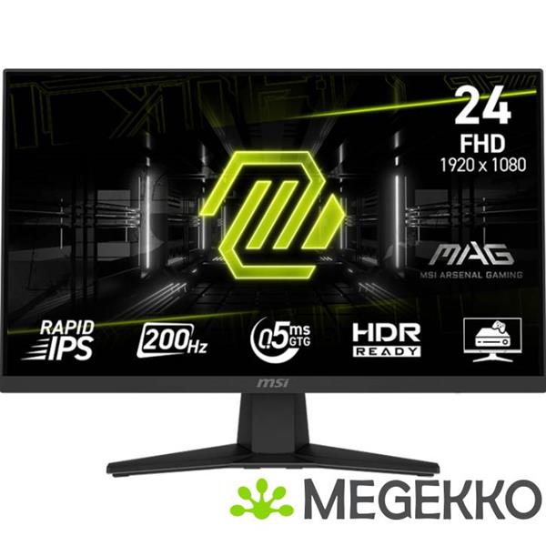 Grote foto msi mag 244f 24 full hd 200hz ips gaming monitor computers en software overige computers en software