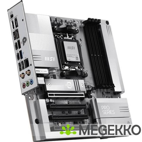 Grote foto msi am5 pro b850m a wifi pz m atx amd b850 socket am5 micro atx computers en software moederborden