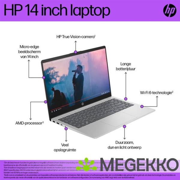 Grote foto hp 14 em0015nd 14 amd ryzen 5 computers en software overige computers en software