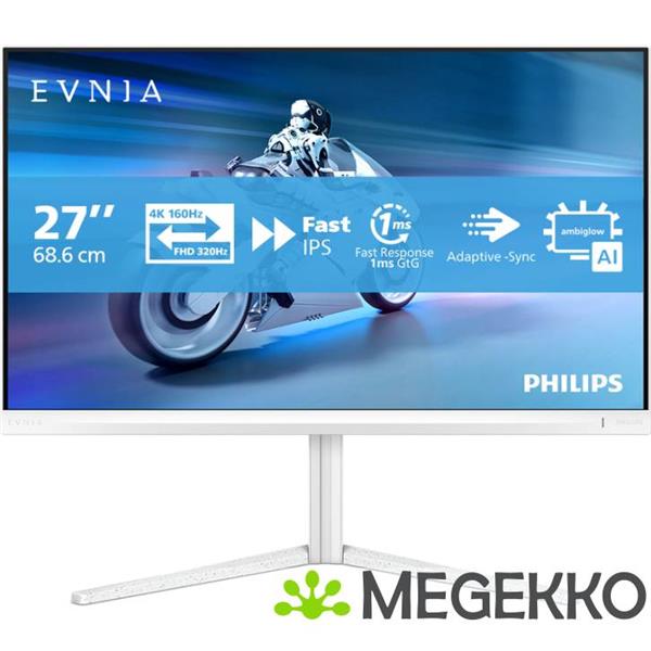 Grote foto philips evnia 5000 27 4k 160hz fhd 320hz dual frame ips monitor computers en software overige computers en software
