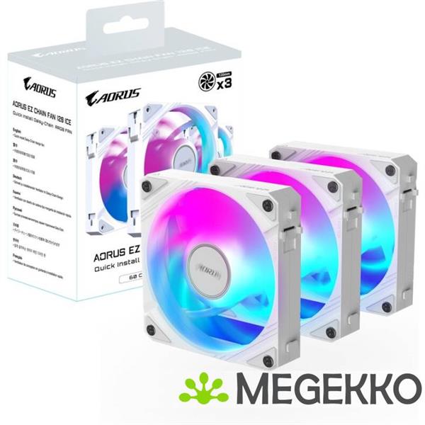 Grote foto gigabyte aorus ez chain fan 120 ice 3 pack computers en software overige computers en software