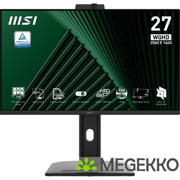 Grote foto msi pro mp275qpdg 27 quad hd ips usb c monitor computers en software overige computers en software