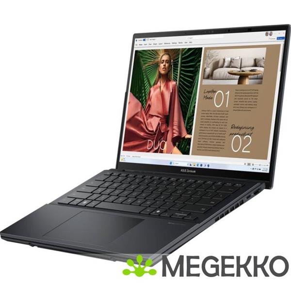 Grote foto asus zenbook duo ux8406ca pz032w intel 14 core ultra 9 oled laptop computers en software overige computers en software