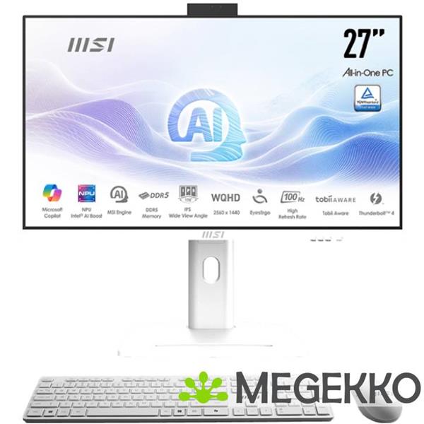 Grote foto msi modern am273qp ai 1um 060eu all in one pc workstation intel core ultra 7 155h 68 6 cm 27 2560 computers en software overige computers en software