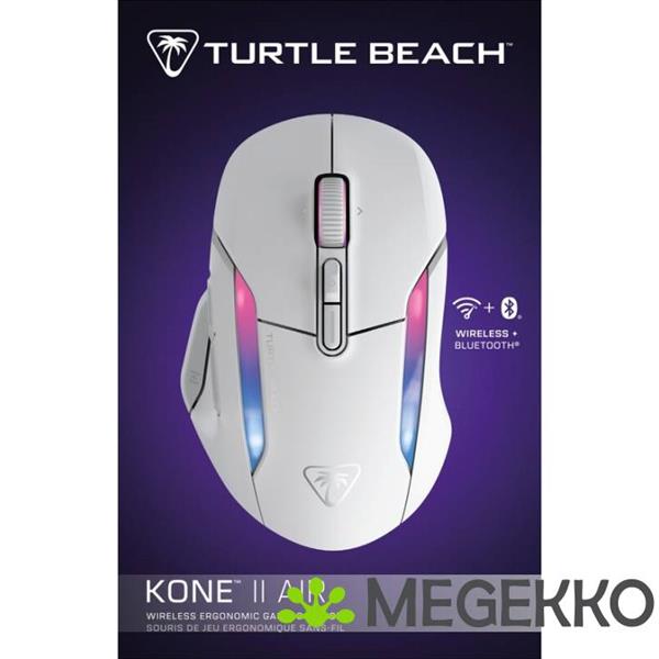 Grote foto turtle beach kone ii air wit draadloze gaming muis computers en software overige computers en software