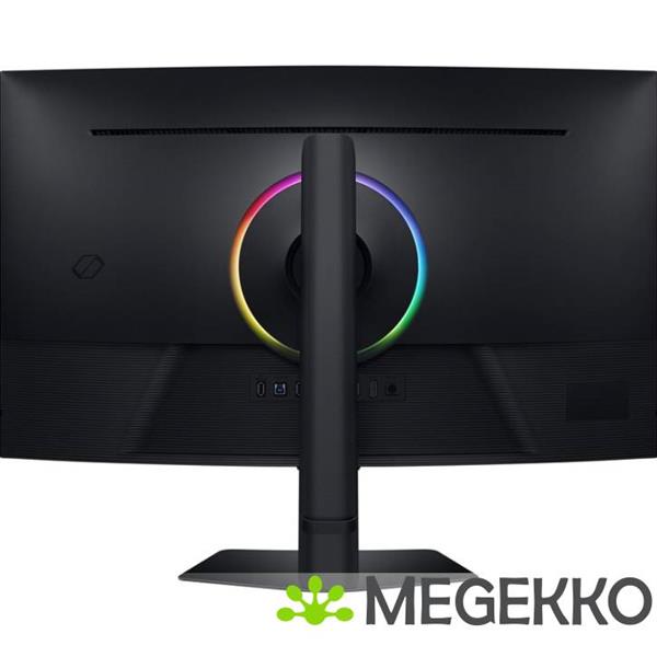 Grote foto samsung odyssey g7 ls37fg756euxen uhd 37 4k 165hz curved va gaming monitor computers en software overige computers en software