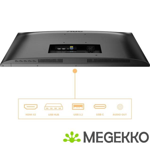 Grote foto aoc basic line b3 u27b3cf 27 4k ultra hd usb c ips monitor computers en software overige computers en software