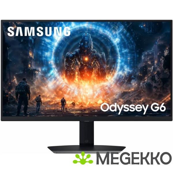 Grote foto samsung odyssey g6 ls27fg602euxen 27 qhd 350hz ips gaming monitor computers en software overige computers en software