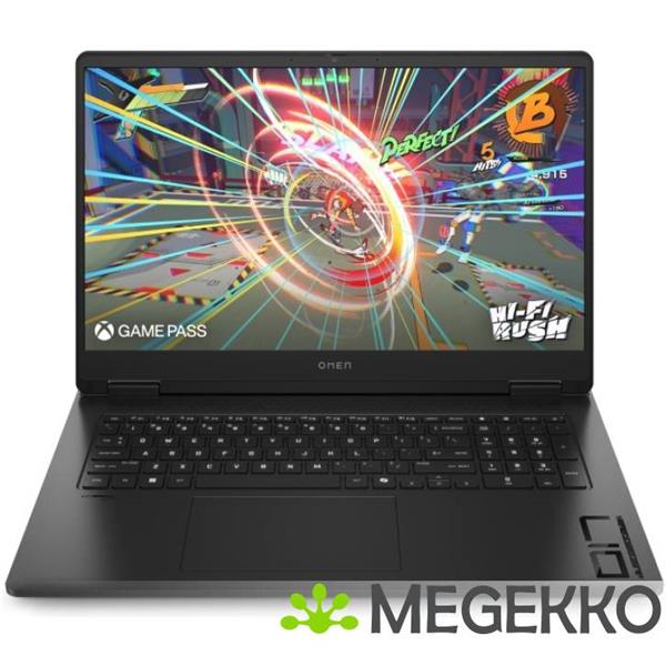 Grote foto hp omen 17 db1070nd copilot pc 17.3 amd ryzen ai 7 rtx 5070 gaming laptop computers en software overige computers en software