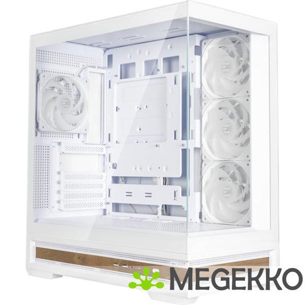 Grote foto zalman p40 namu white midi tower wit computers en software behuizingen en kasten