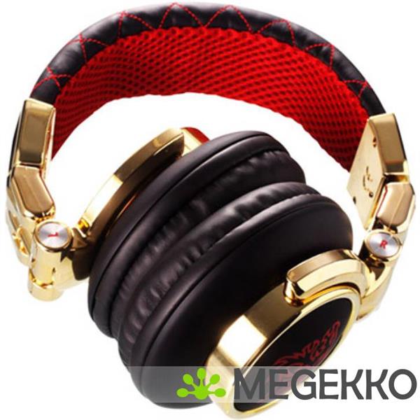 Grote foto tt esports dracco signature hoofdtelefoons bedraad hoofdband gamen zwart goud rood audio tv en foto koptelefoons