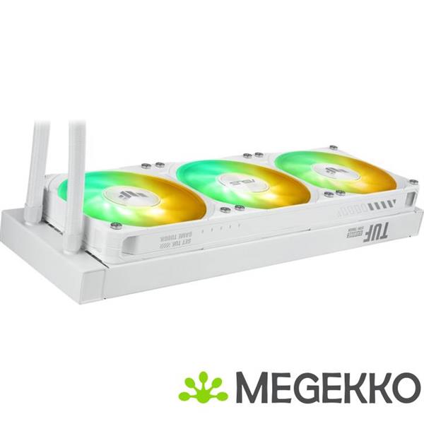 Grote foto asus tuf gaming lc iii 360 argb lcd white edition computers en software overige computers en software