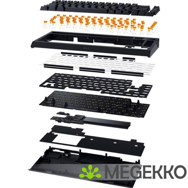 Grote foto razer blackwidow v4 pro tkl draadloos zwart razer orange computers en software toetsenborden