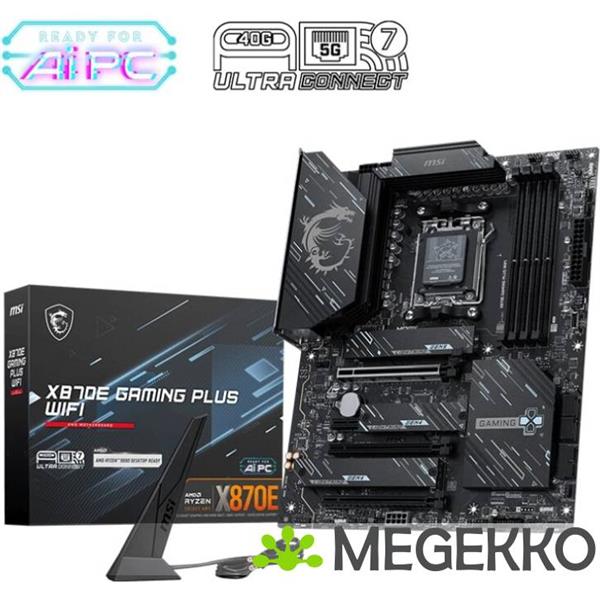 Grote foto msi x870e gaming plus wifi computers en software moederborden