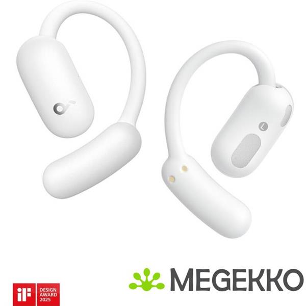Grote foto anker soundcore aerofit 2 open ear draadloos wit audio tv en foto koptelefoons