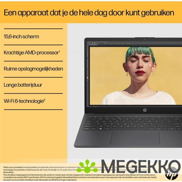 Grote foto hp 15 fc0037nd 15.6 amd ryzen 3 computers en software overige computers en software