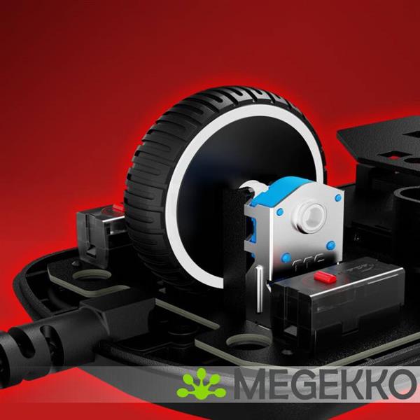 Grote foto hyperx pulsefire saga gaming muis zwart computers en software overige computers en software
